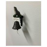 Cast iron frog bell
