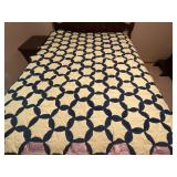 Hand sewn quilt 66 x 79