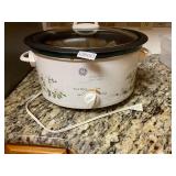 GE double bowl slow cooker