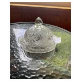 Beautiful Crystal cheese dish