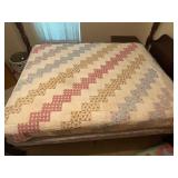 Hand sewn  quilt 66 x 75