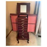 Large jewelry armoire