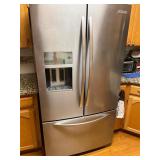 Kitchen Aide stainless fridge - nice.