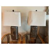 2 matching table lamps