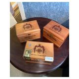 Wooden cigar boxes ï¿½ all