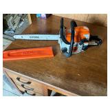 Stihl MS 170 chainsaw. Runs