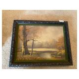 Outdoor scene painting