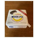 Metal moon pie box