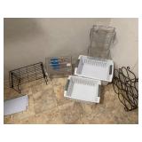 Metal and plastic storage