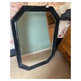 Black framed mirror 28 x 40
