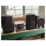 AIWA radio, CD, video auxiliary for karaoke