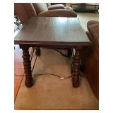 Wooden end table