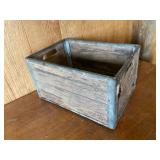 Vintage Bowman Farm dairy crate