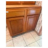 Two door and two drawer bottom cabinet