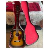 Regal six string guitar with Case