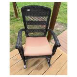Wicker rocking chair
