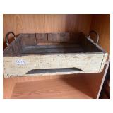 Vintage Hiernickell Brau Habfurt Wood crate