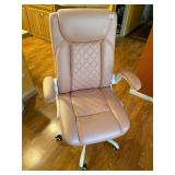Nice rolling pink office chair
