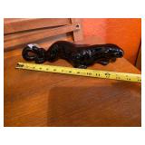 Black ceramic panther