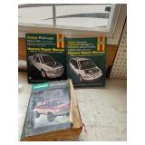 3- Haynes and Chilton repair manuals