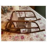 Vintage wooden kids rocker
