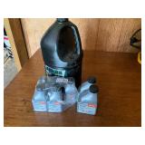 Stihl two cycle engine oil, and bar oil