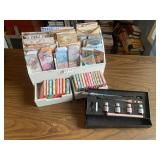 Handmade notepads and box with calligraphy set