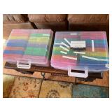 2 - 16 container photo storage boxes
