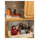 Contents of both shelves - all