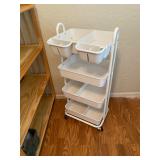 White metal rolling storage