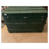 Vintage green trunk