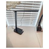 Folds flat lamp, works