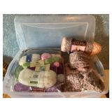 Tote assorted yarns