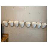 Hanging cup storage