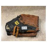 Wilson select leather ball glove