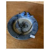 Blue bird hanging waterer