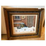 Snowy outdoor painting