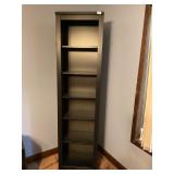 Black 6 shelf bookcase