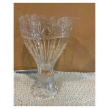 Beautiful crystal glass vase