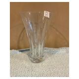 Beautiful crystal glass vase