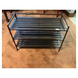 3 tier metal rack 12 x 26 x 18