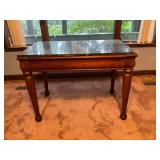 Wood and marble style writing desk / table