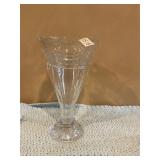 Beautiful crystal glass vase
