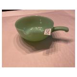 Vintage Jadite Fireking Single spout skillet bowl