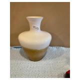 Vintage Royal Haegar gold tweed pottery vase