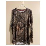 Mossy Oak 2xl scent control camo long sleeve shirt