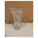 Beautiful crystal glass vase
