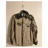 16-34 Lapco camo button up shirt
