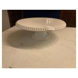 White pedestal cake plate- 11ï¿½