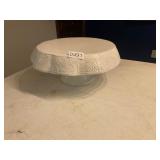 White pedestal cake plate- 10ï¿½